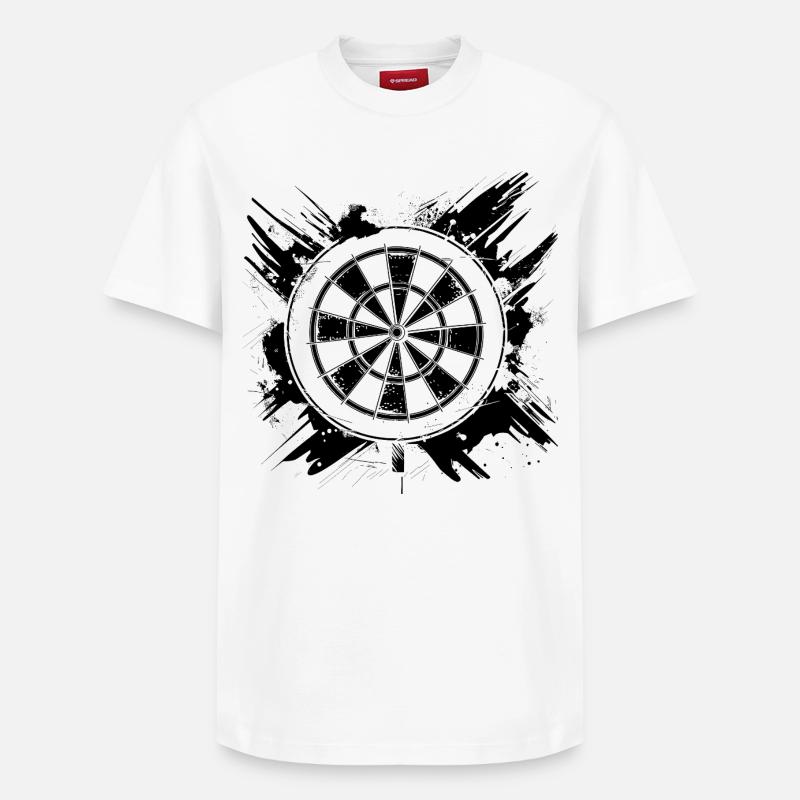 Cible - T-shirt unisexe décontracté en coton Supima – de SPREAD - blanc