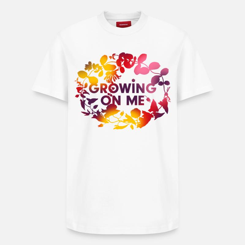 Connexion croissante - T-shirt unisexe décontracté en coton Supima – de SPREAD - blanc