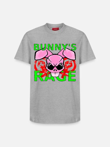 Raging Bunny - Relaxed Unisex Supima Cotton T-Shirt – von SPREAD - Weiß