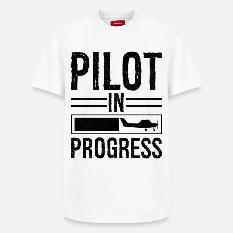 Pilot In progress - Relaxed Unisex Supima Cotton T-Shirt – von SPREAD - Weiß