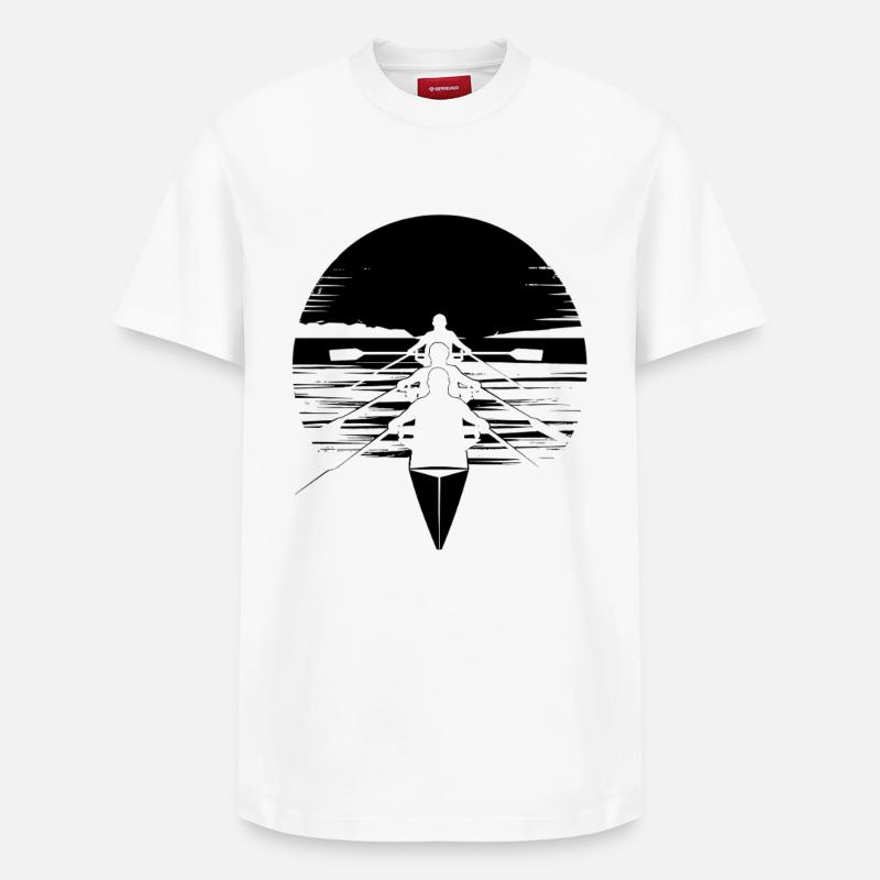 Ramer - T-shirt unisexe décontracté en coton Supima – de SPREAD - blanc