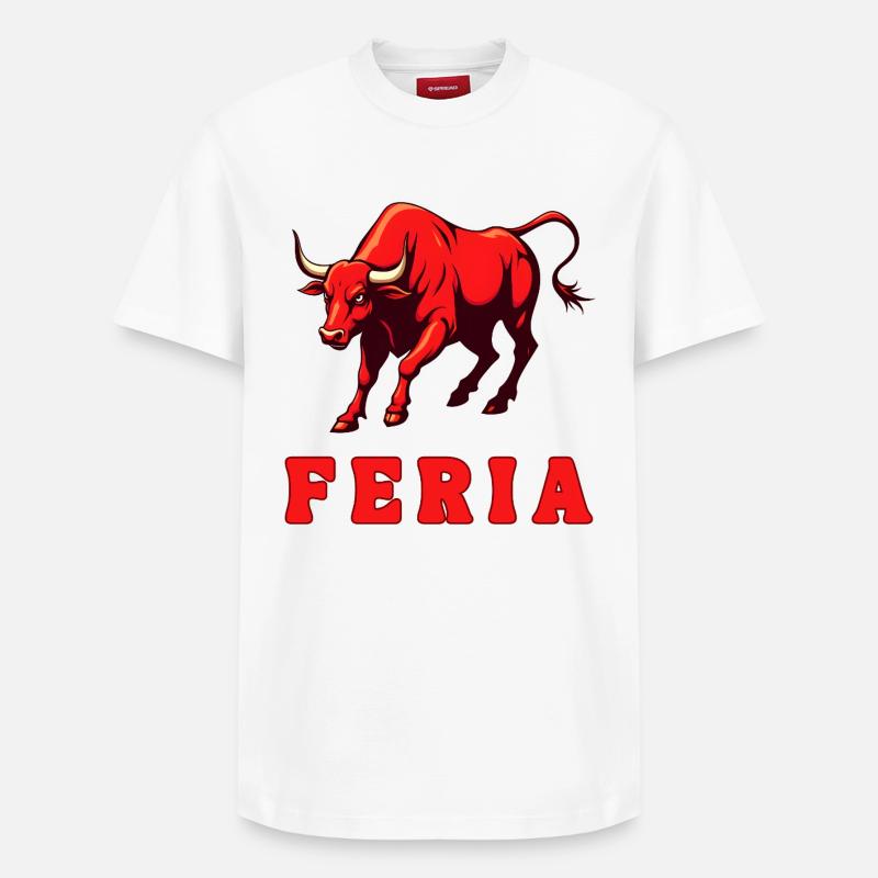 FERIA - T-shirt unisexe décontracté en coton Supima – de SPREAD - blanc