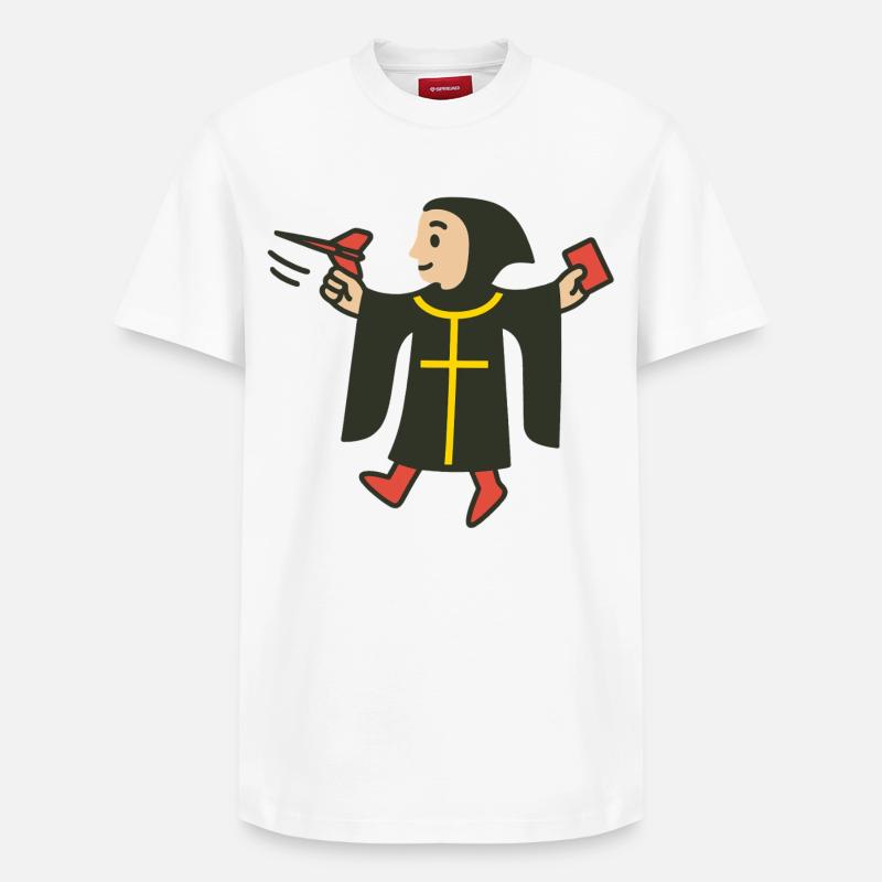 München spielt Dart - Relaxed Unisex Supima Cotton T-Shirt – von SPREAD - Weiß