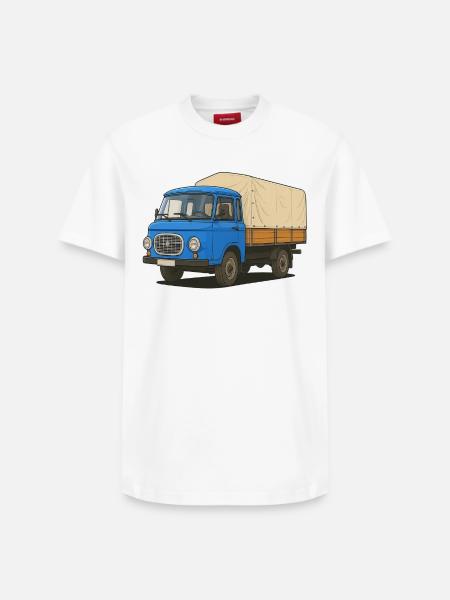 Plateau Est - T-shirt unisexe décontracté en coton Supima – de SPREAD - blanc