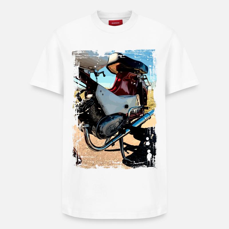 Étourneau - T-shirt unisexe décontracté en coton Supima – de SPREAD - blanc