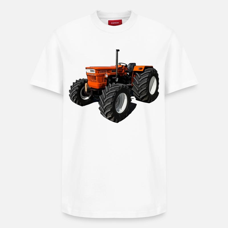 Centrale électrique sur roues - T-shirt unisexe décontracté en coton Supima – de SPREAD - blanc