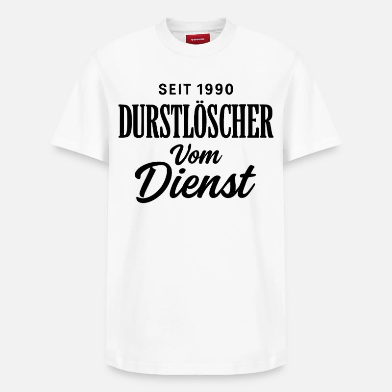 Seit 1990 - Relaxed Unisex Supima Cotton T-Shirt – von SPREAD - Weiß