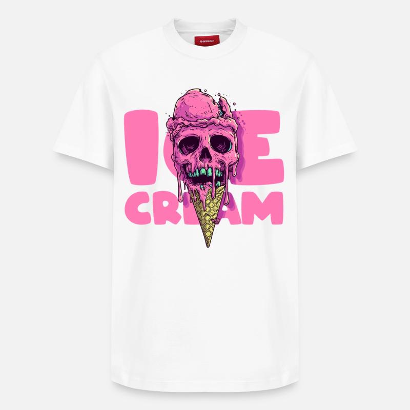 Drôle.... - T-shirt unisexe décontracté en coton Supima – de SPREAD - blanc