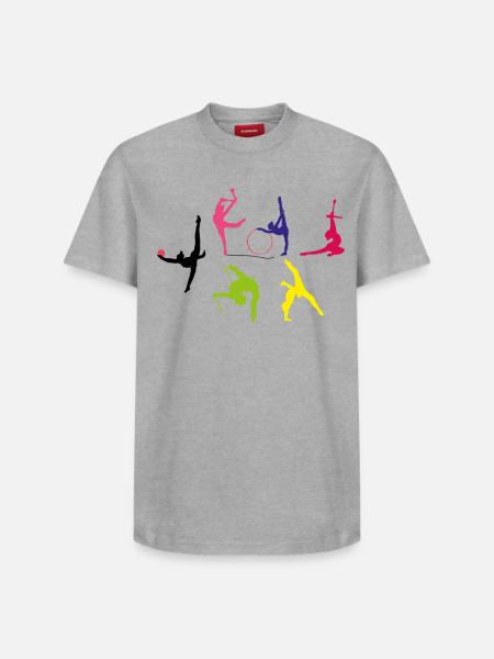 Rhythmic gymnastics - Relaxed Unisex Supima Cotton T-Shirt – by SPREAD - white