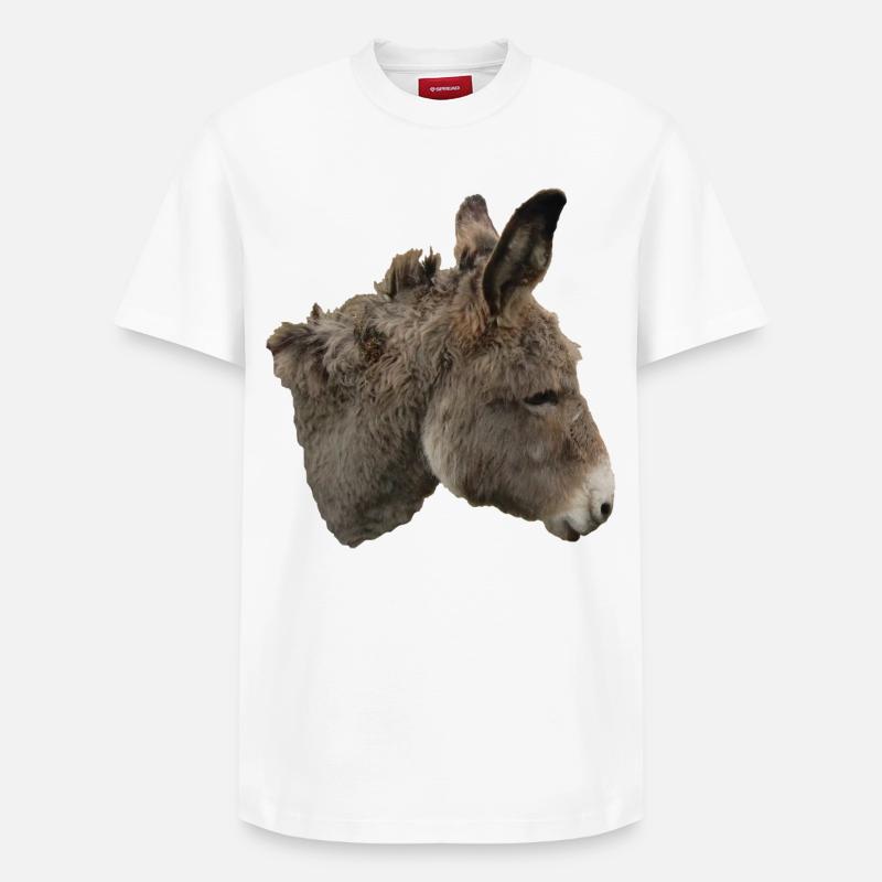 Donkey - Relaxed Unisex Supima Cotton T-Shirt – by SPREAD - white