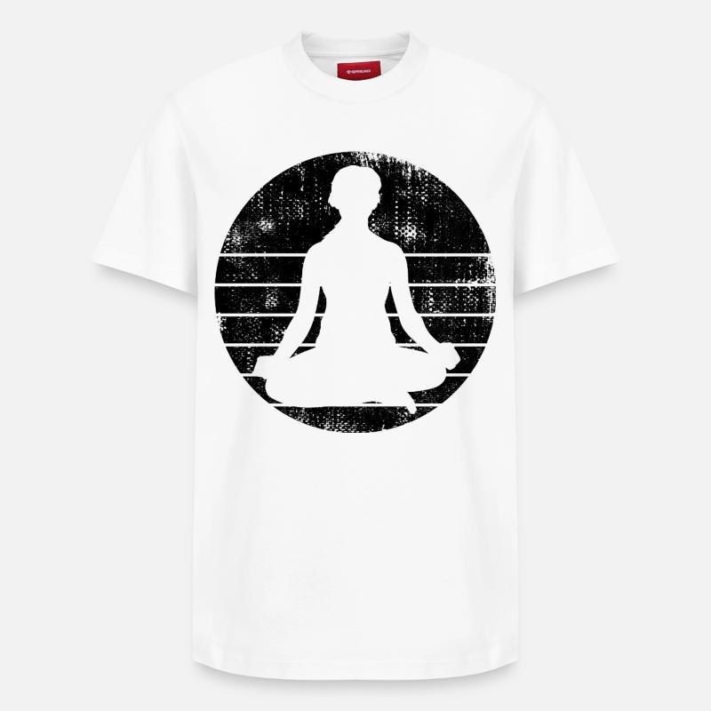 Yogi - Relaxed Unisex Supima Cotton T-Shirt – by SPREAD - white