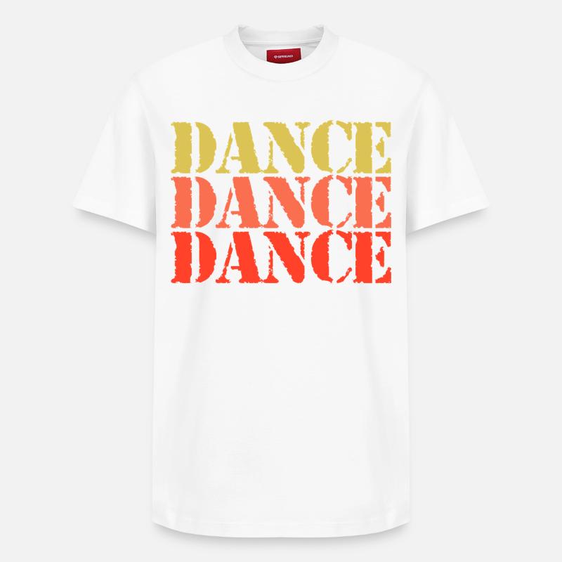 Danser - T-shirt unisexe décontracté en coton Supima – de SPREAD - blanc