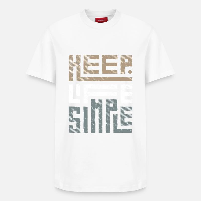 Message Motivante et Encouragements - T-shirt unisexe décontracté en coton Supima – de SPREAD - blanc