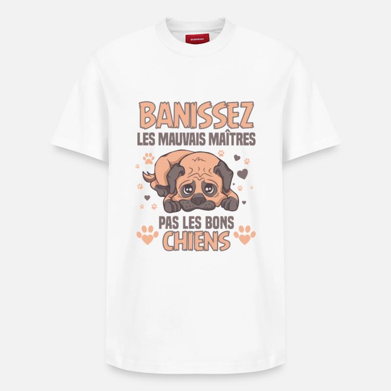 Elevage Canin Chiot Mignon Education - T-shirt unisexe décontracté en coton Supima – de SPREAD - blanc