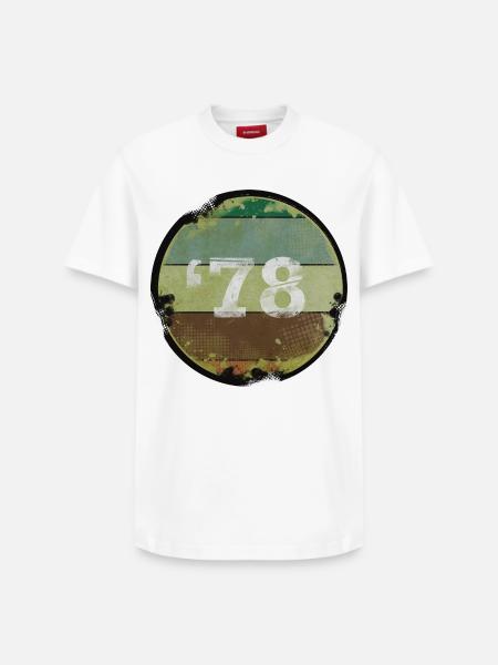 Millésime 1978 Année de naissance - T-shirt unisexe décontracté en coton Supima – de SPREAD - blanc