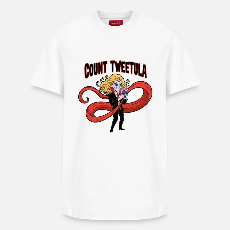 Vampire Tordu Meme Design - T-shirt unisexe décontracté en coton Supima – de SPREAD - blanc