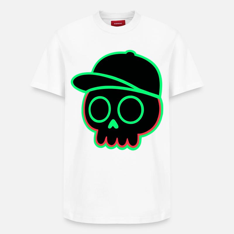 Casquette Néon - T-shirt unisexe décontracté en coton Supima – de SPREAD - blanc