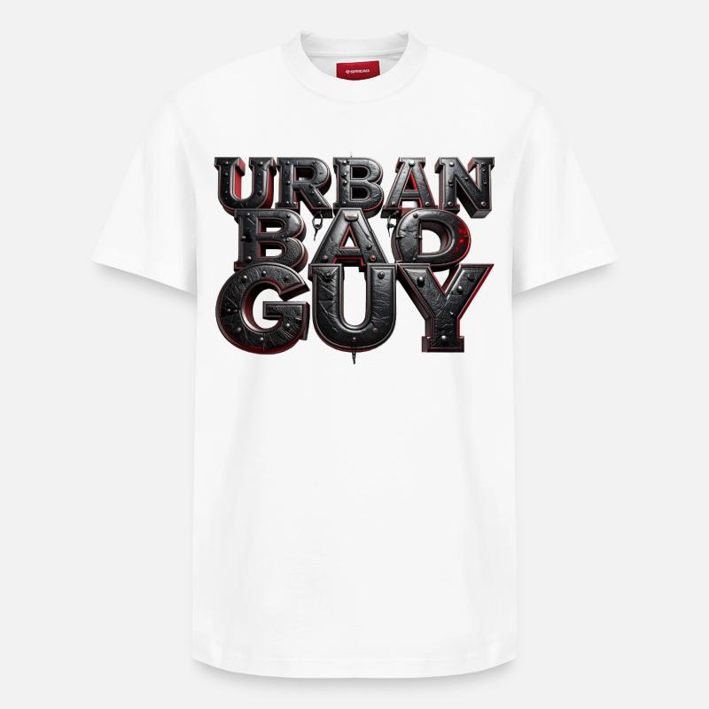 Méchant Fétichisme urbain - T-shirt unisexe décontracté en coton Supima – de SPREAD - blanc