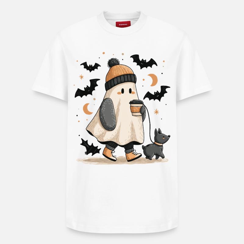 Herbstgeist - T-shirt unisexe décontracté en coton Supima – de SPREAD - blanc