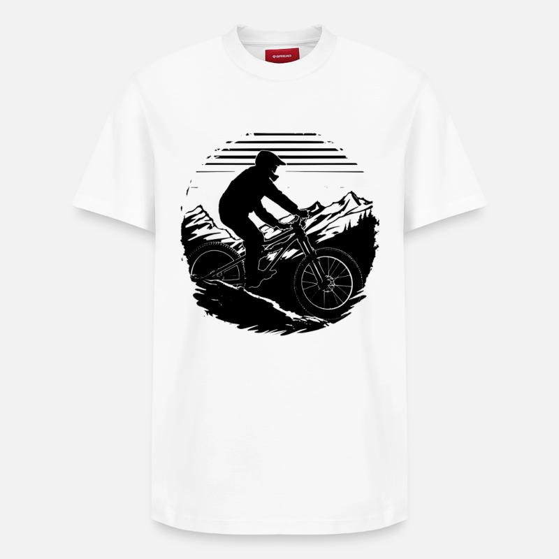 Vtt - T-shirt unisexe décontracté en coton Supima – de SPREAD - blanc