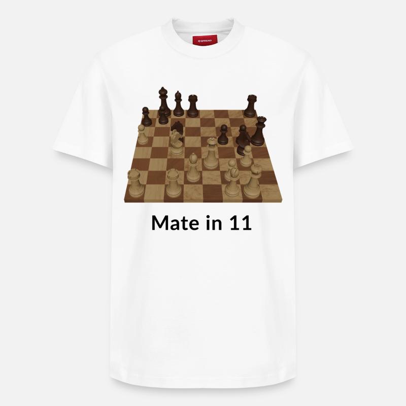 Mater en 11 coups - T-shirt unisexe décontracté en coton Supima – de SPREAD - blanc