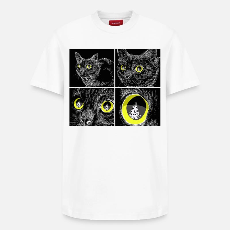 CIBLE VERROUILLÉE - T-shirt unisexe décontracté en coton Supima – de SPREAD - blanc