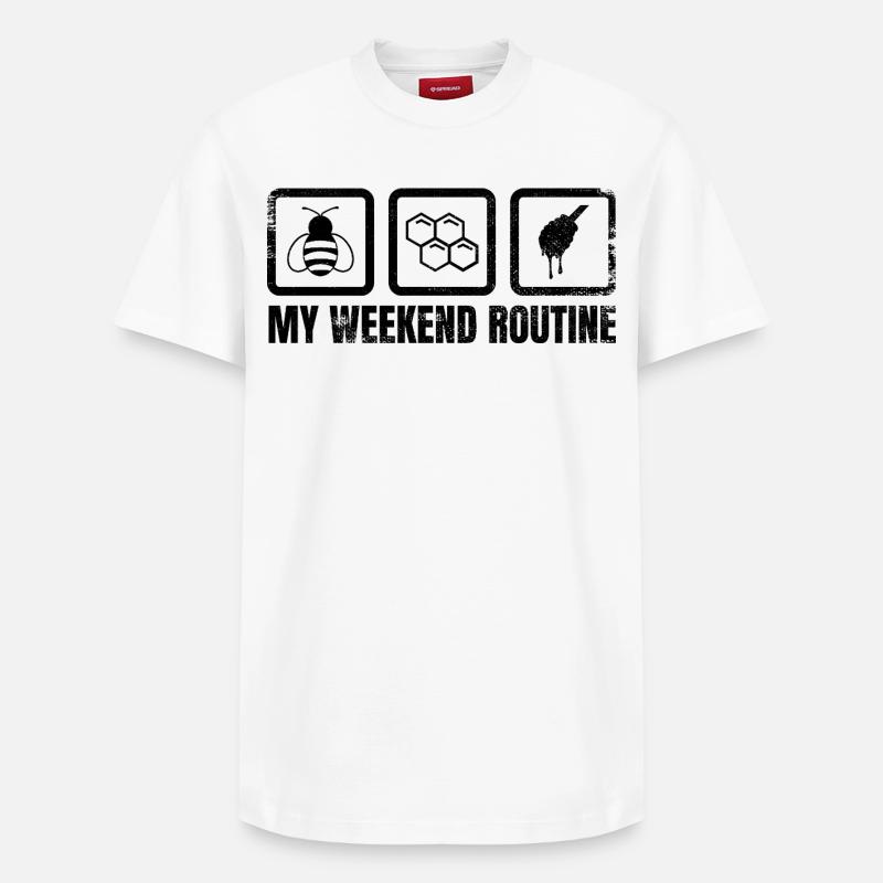 Beekeeper routine - Relaxed Unisex Supima Cotton T-Shirt – by SPREAD - white
