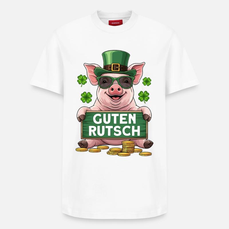 Bonne Année - T-shirt unisexe décontracté en coton Supima – de SPREAD - blanc