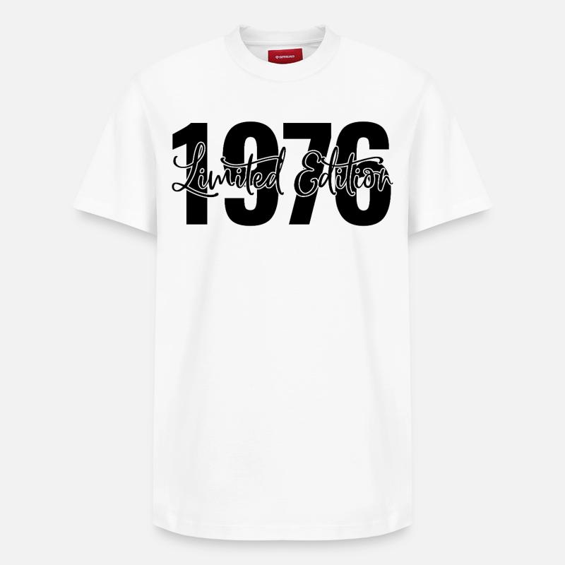 Edition limitée 1976 - T-shirt unisexe décontracté en coton Supima – de SPREAD - blanc