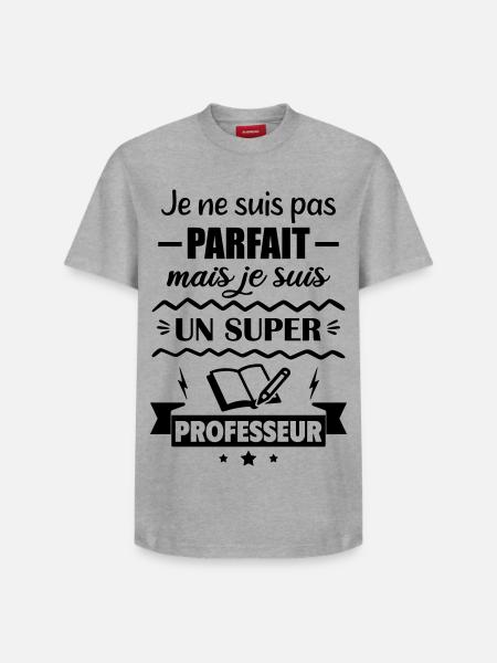 Not perfect but great teacher - Relaxed Unisex Supima Cotton T-Shirt – by SPREAD - white