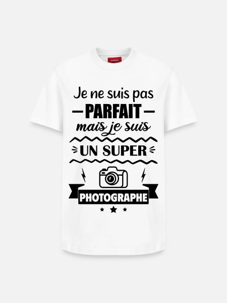 Not perfect but great photographer - Relaxed Unisex Supima Cotton T-Shirt – by SPREAD - white