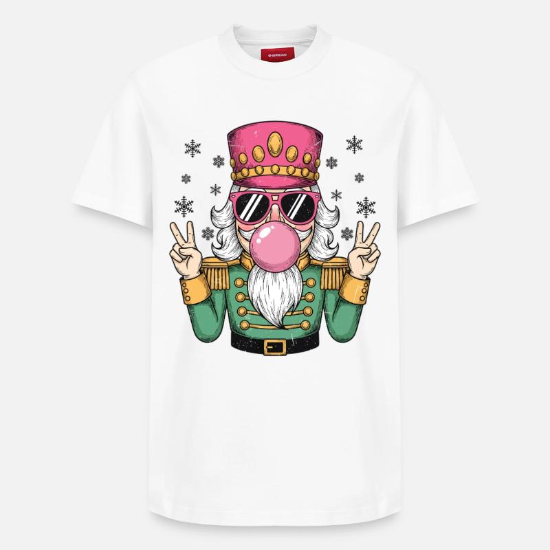 Nussknacker bläst Kaugummi - Relaxed Unisex Supima Cotton T-Shirt – von SPREAD - Weiß