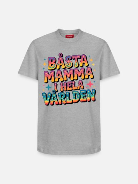 Beste Mama der Welt - Relaxed Unisex Supima Cotton T-Shirt – von SPREAD - Weiß