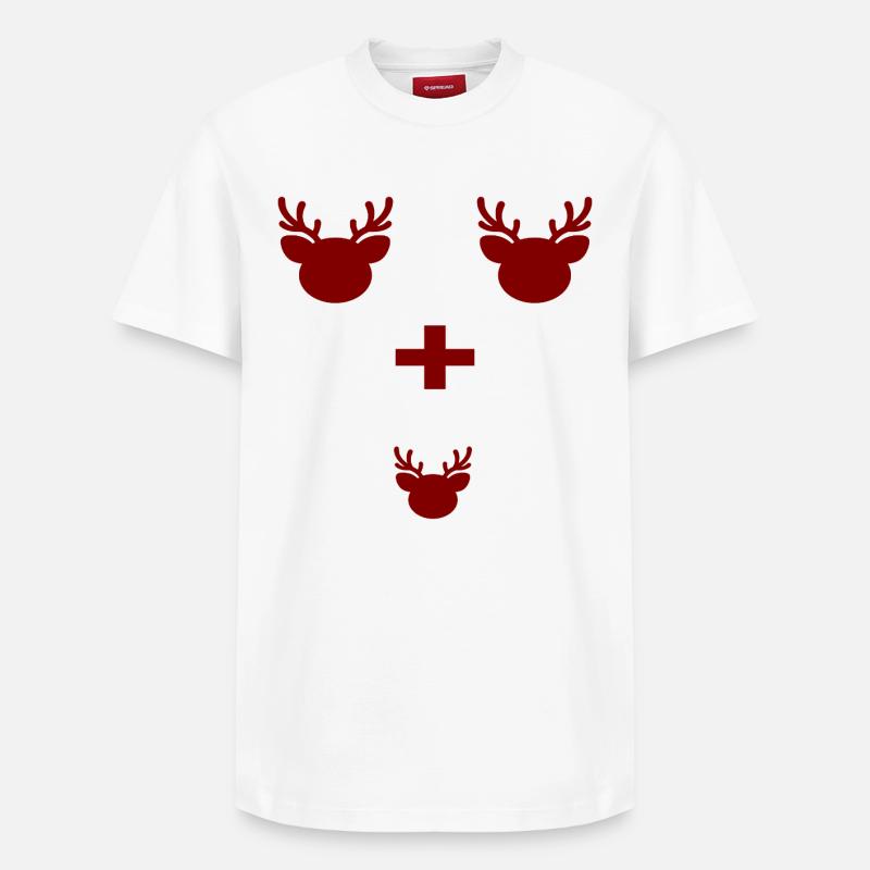 BÉBÉ ANNONCE RENNES D’HIVER - T-shirt unisexe décontracté en coton Supima – de SPREAD - blanc