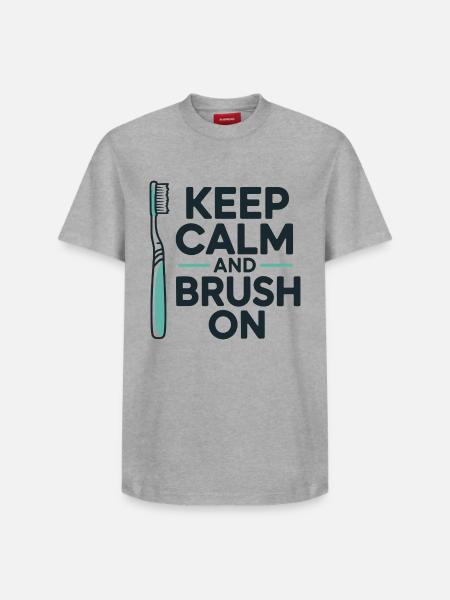 Zahntechniker Getriebe Getriebe Design - Relaxed Unisex Supima Cotton T-Shirt – von SPREAD - Weiß