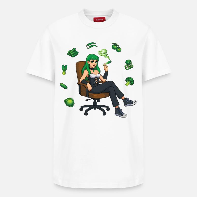 SEI GRÜN #1 – nette Leute - Relaxed Unisex Supima Cotton T-Shirt – von SPREAD - Weiß
