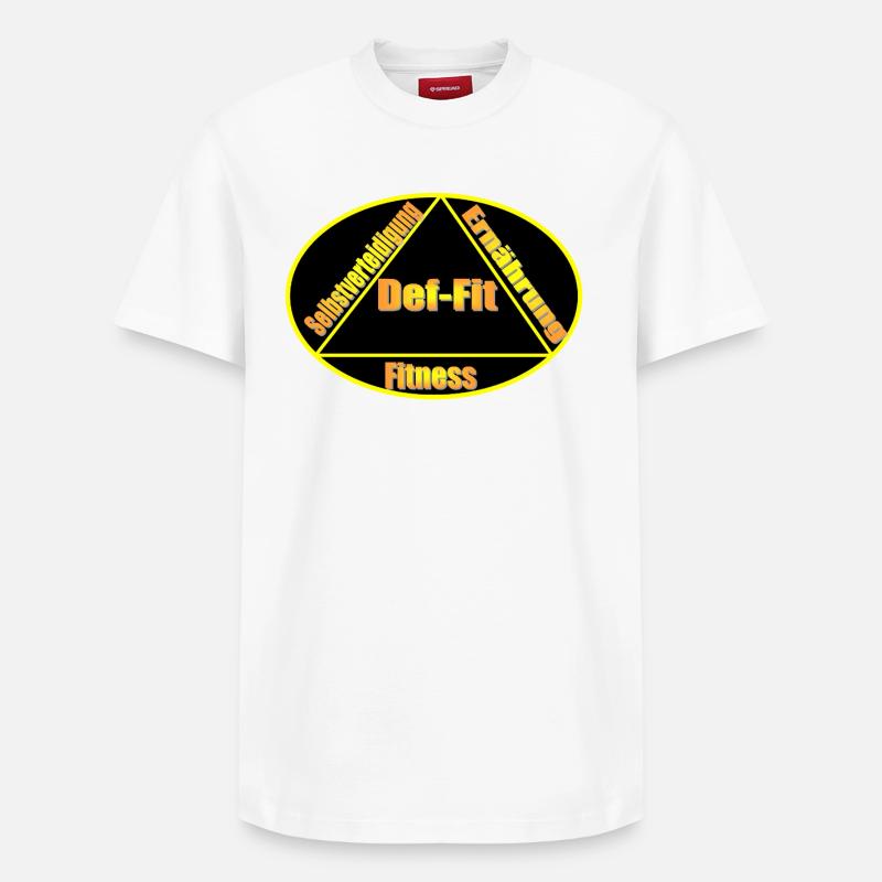 Logo_Grafik - Relaxed Unisex Supima Cotton T-Shirt – von SPREAD - Weiß