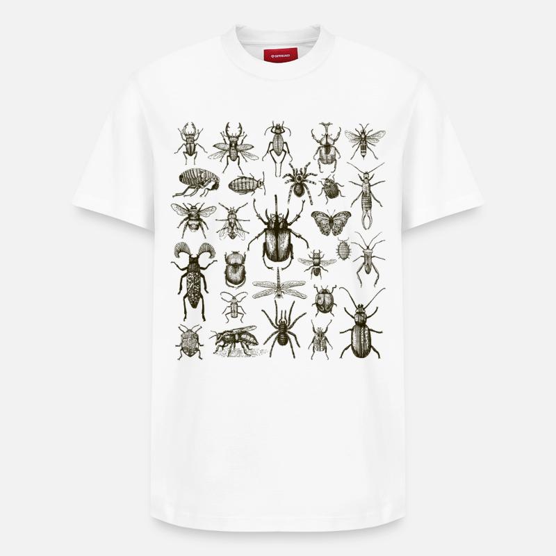 Insect Lover, Bug Enthusiast - Relaxed Unisex Supima Cotton T-Shirt – by SPREAD - white