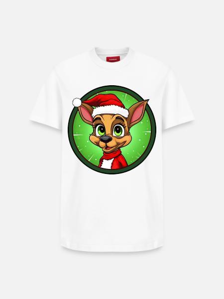 Ants Christmas / Santa Claus Ant - Relaxed Unisex Supima Cotton T-Shirt – by SPREAD - white
