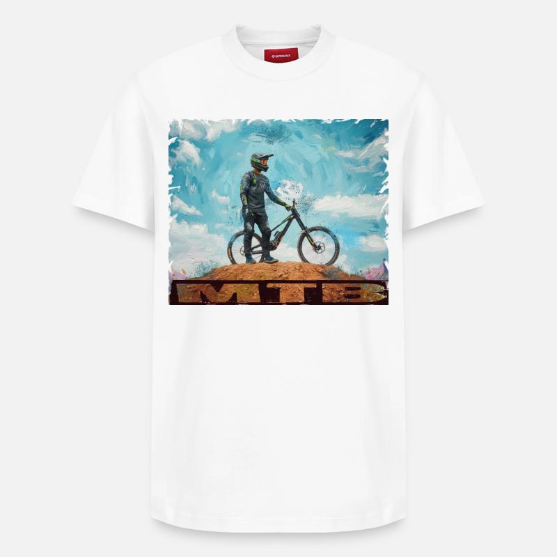 VTT - T-shirt unisexe décontracté en coton Supima – de SPREAD - blanc