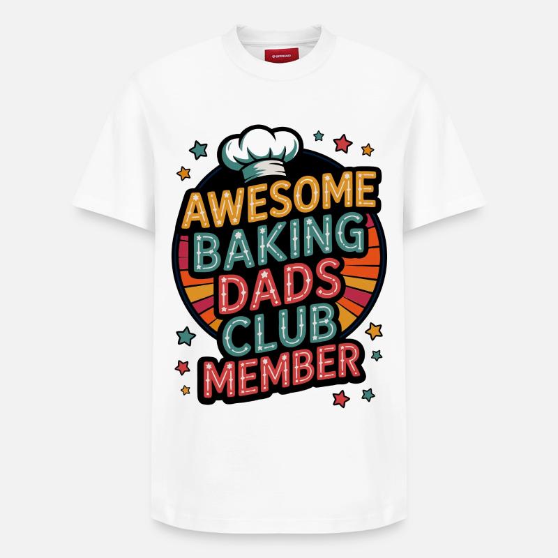 Membre du Backhelden Väter Club - T-shirt unisexe décontracté en coton Supima – de SPREAD - blanc