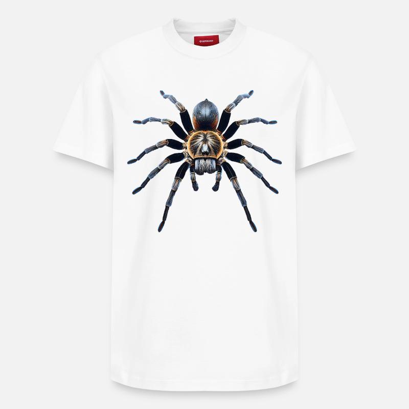 Tarentule - T-shirt unisexe décontracté en coton Supima – de SPREAD - blanc