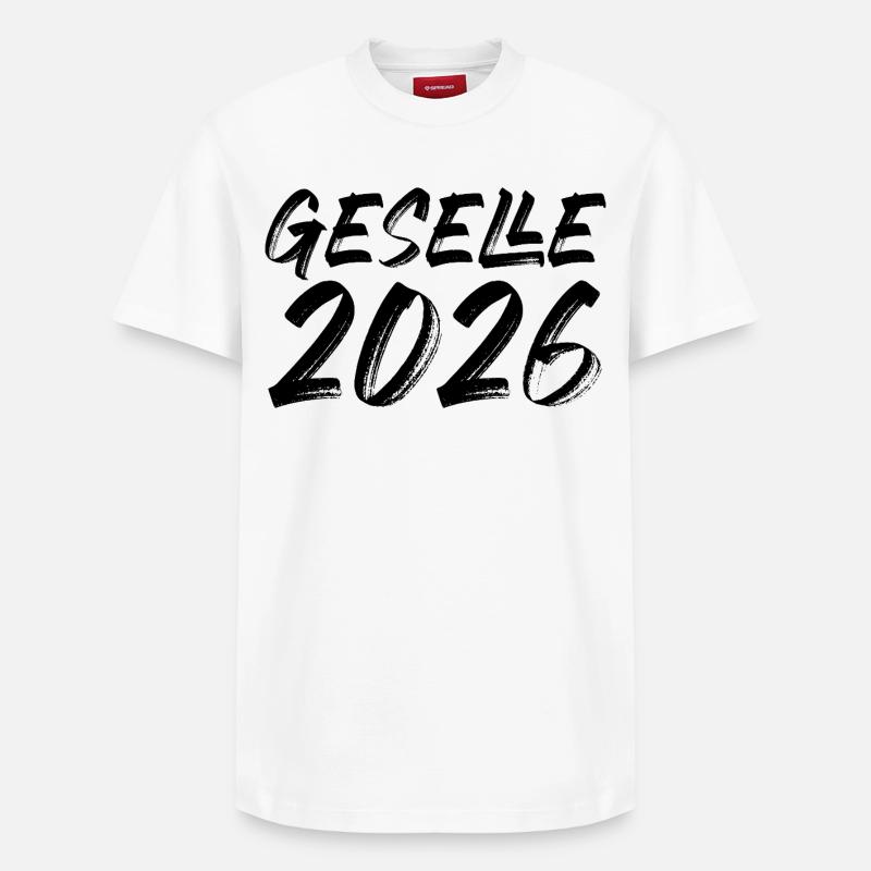 Compagnon 2026 - T-shirt unisexe décontracté en coton Supima – de SPREAD - blanc