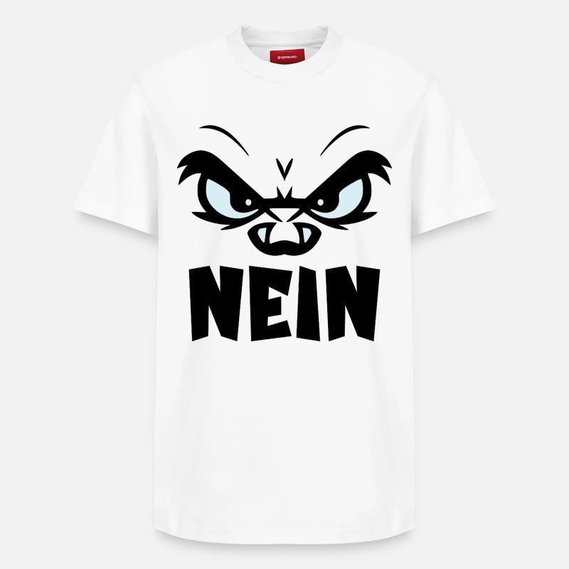 ABSAGE HALTUNG NEIN - Relaxed Unisex Supima Cotton T-Shirt – von SPREAD - Weiß