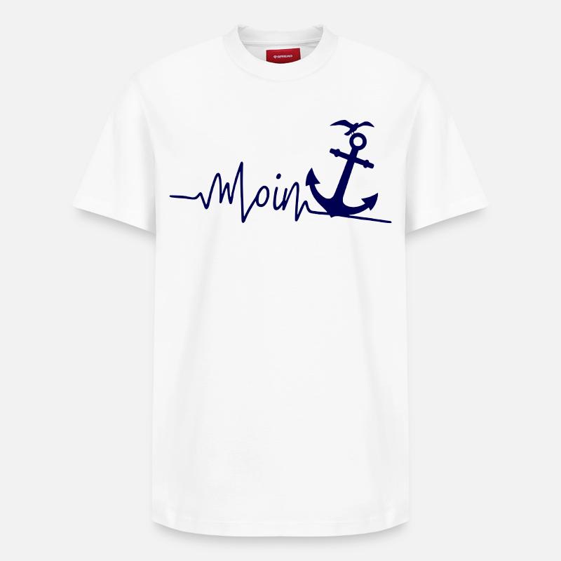 Meerchandise - Moin - Relaxed Unisex Supima Cotton T-Shirt – von SPREAD - Weiß