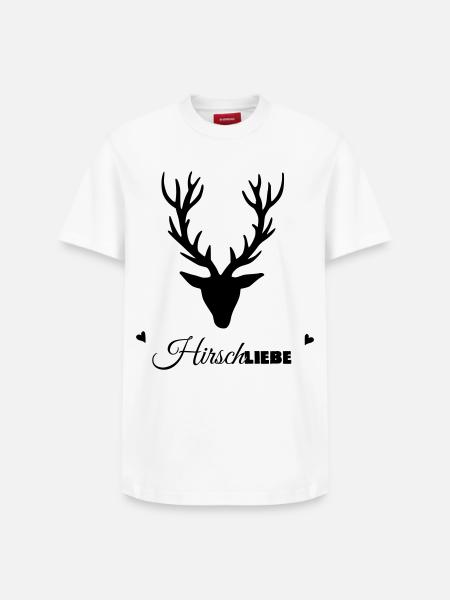 HirschLIEBE by heavenlygoods - Relaxed Unisex Supima Cotton T-Shirt – by SPREAD - white