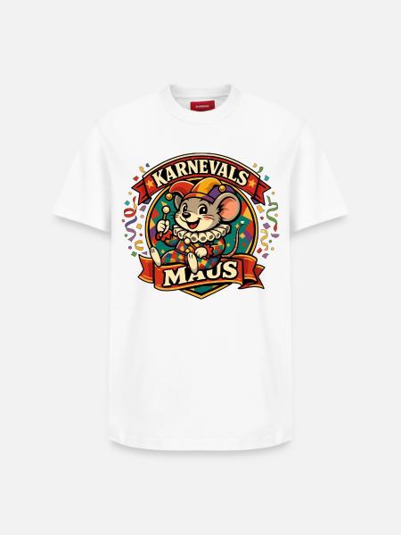 Karnevalsmaus Last Minute Kostüm - Relaxed Unisex Supima Cotton T-Shirt – von SPREAD - Weiß