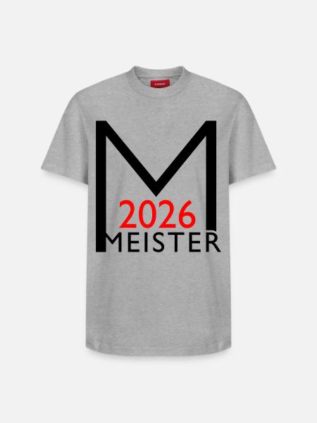 Meister 2026 Meisterschaft - Relaxed Unisex Supima Cotton T-Shirt – von SPREAD - Weiß