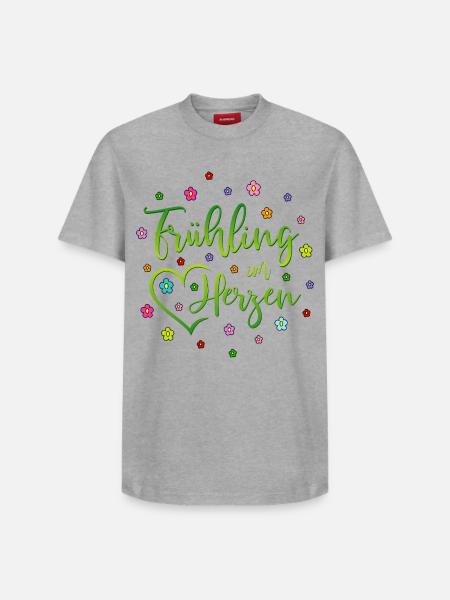Spring in the heart - Relaxed Unisex Supima Cotton T-Shirt – by SPREAD - white
