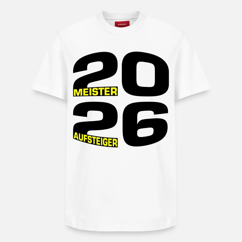 Champion et équipe promue 2026 - T-shirt unisexe décontracté en coton Supima – de SPREAD - blanc